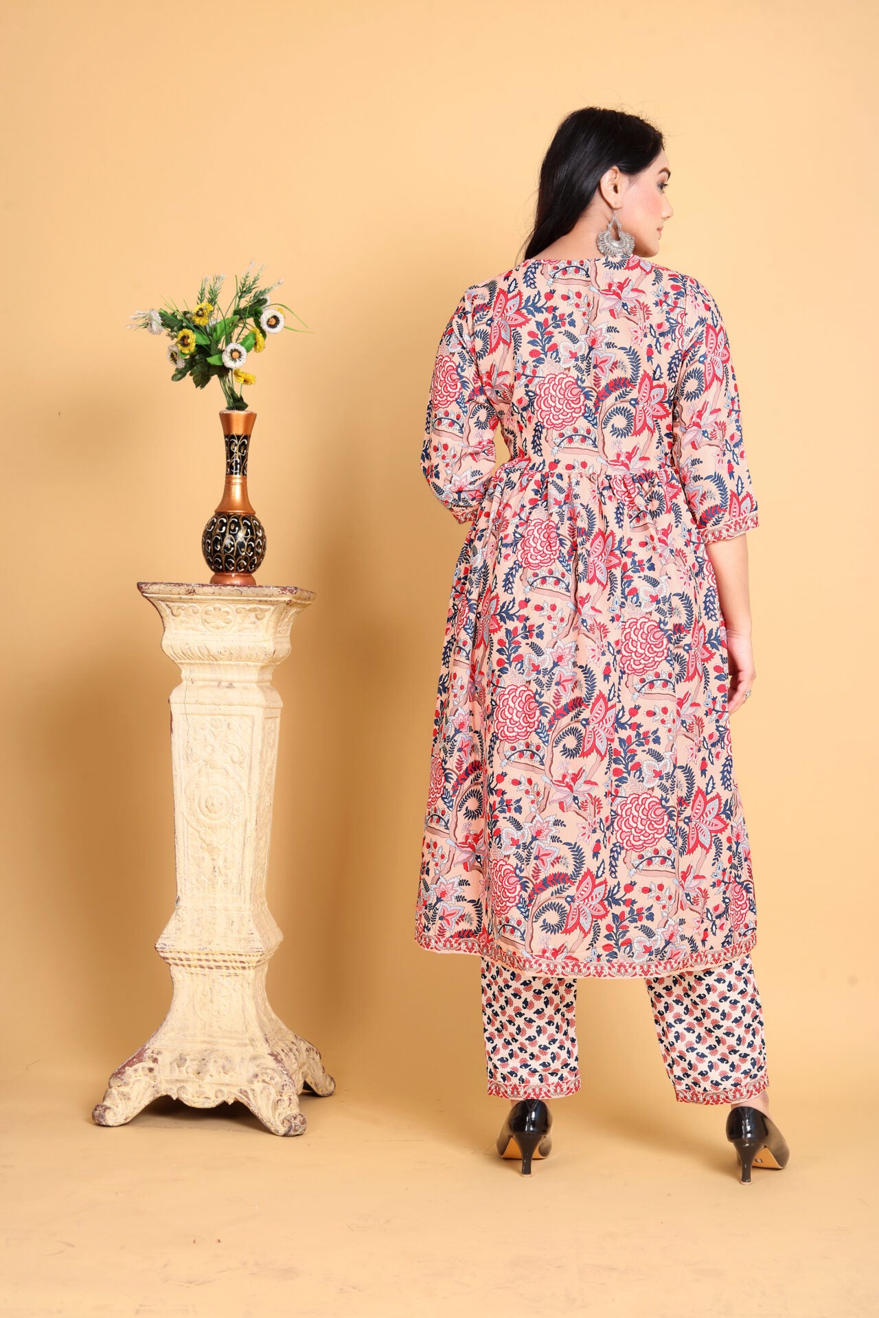 Cotton Printed Kurta Pant Set