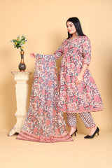 Cotton Printed Kurta Pant Set