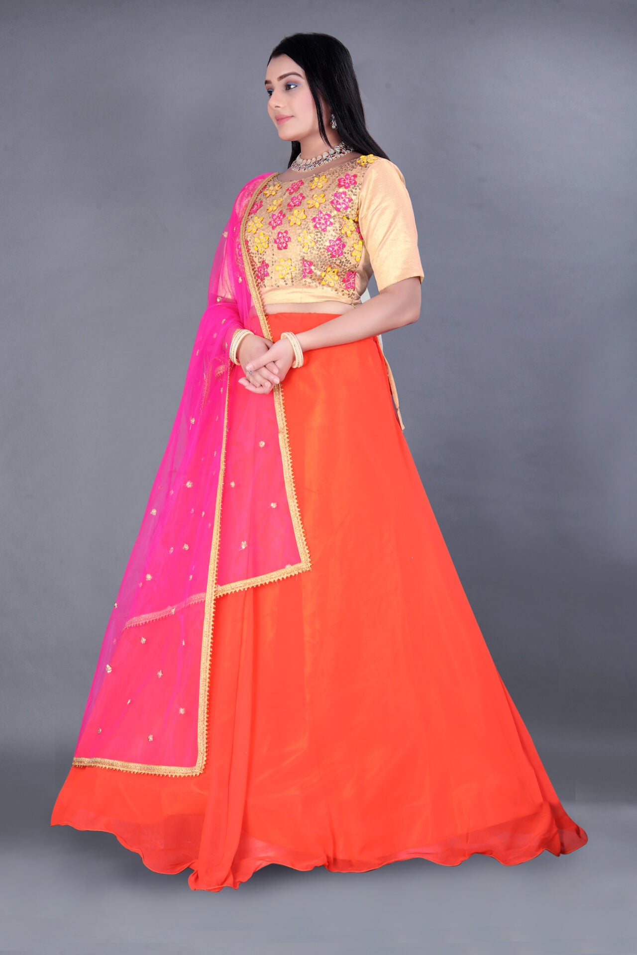 Women's Georgette Lehenga Choli