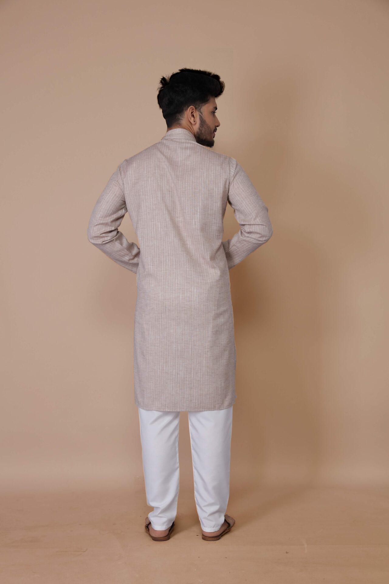 Cotton Embroidered Kurta Pajama