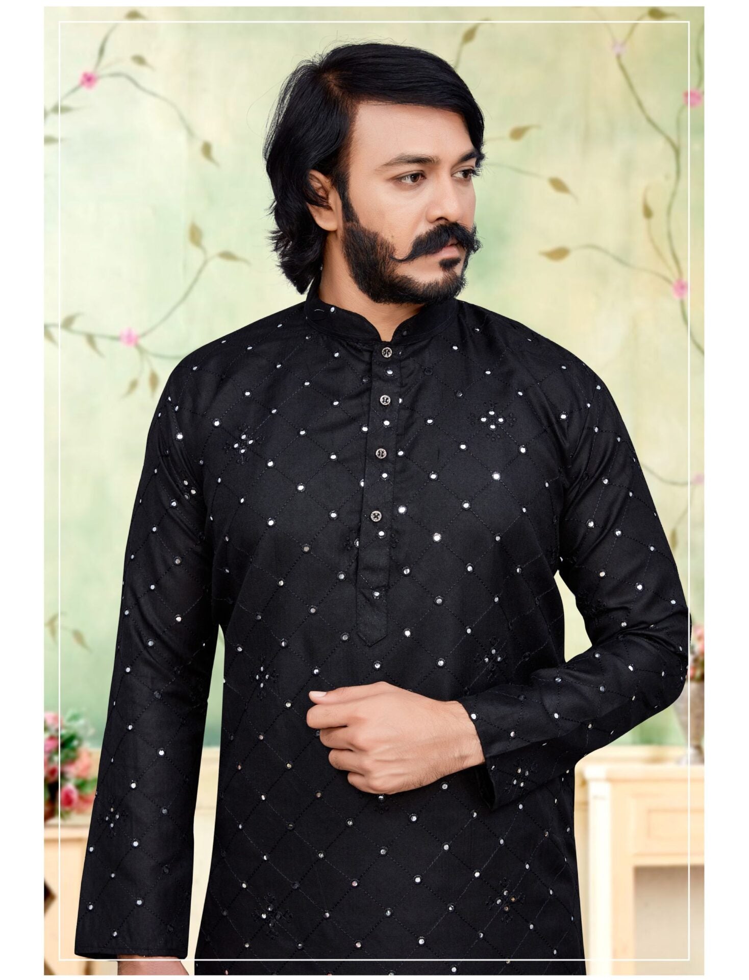 Black Mirror Kurta Pyjama