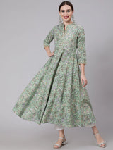 Cotton Floral AnarkaliKurta