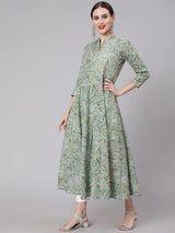 Cotton Floral AnarkaliKurta