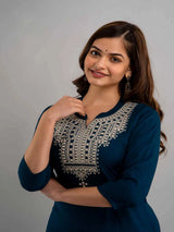 Viscose Rayon Straight Kurta