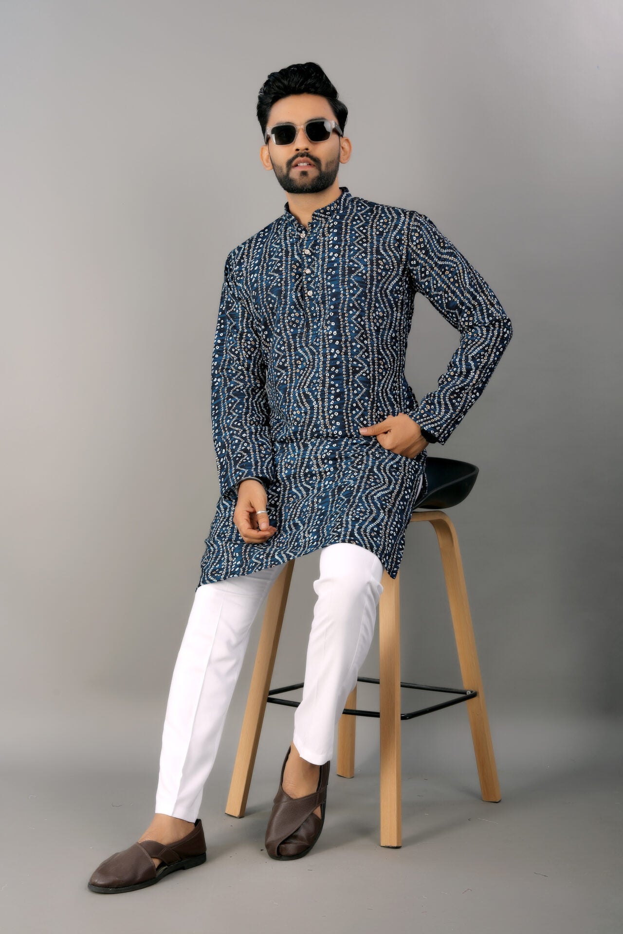 Bandhani Printed Kurta Pajama
