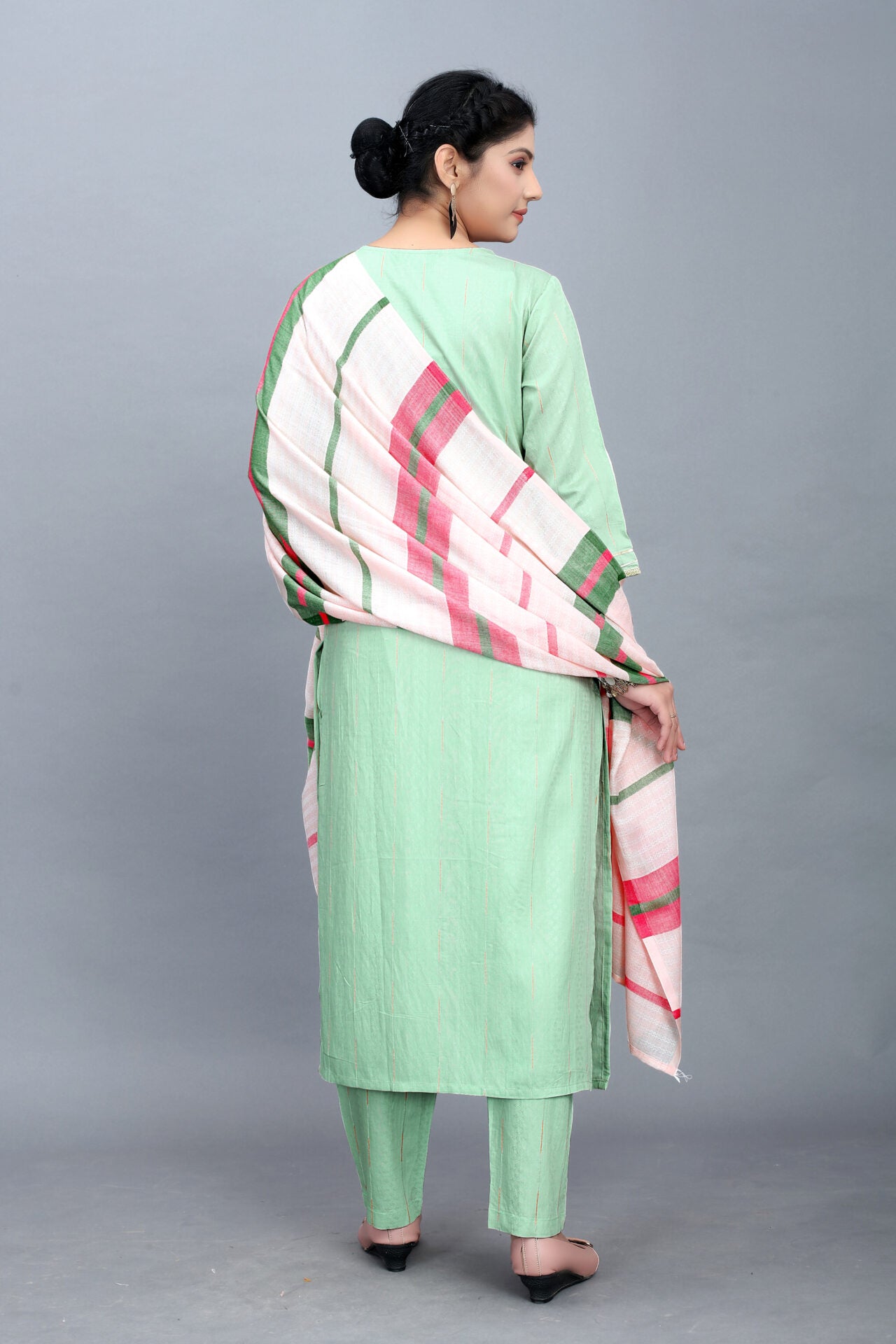 Printed Straight Kurta Set Women