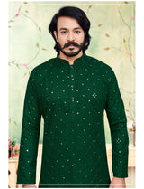 Green Mirror Kurta Pajama