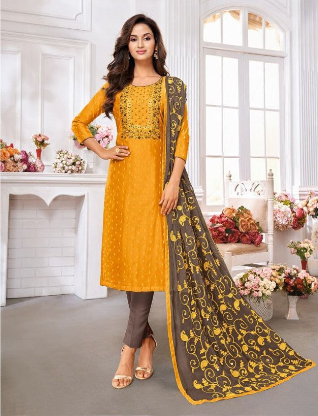 Summer Wear Embroidery Kurti Pant Set