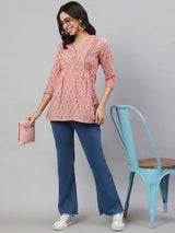 Printed Pure Cotton Top