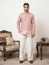 Mens Pink Short Kurta