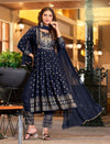 Nayra Cut Kurti with Pant and Duppata
