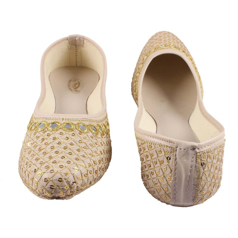 Synthetic Embroidery Work PVC Sole Jutti