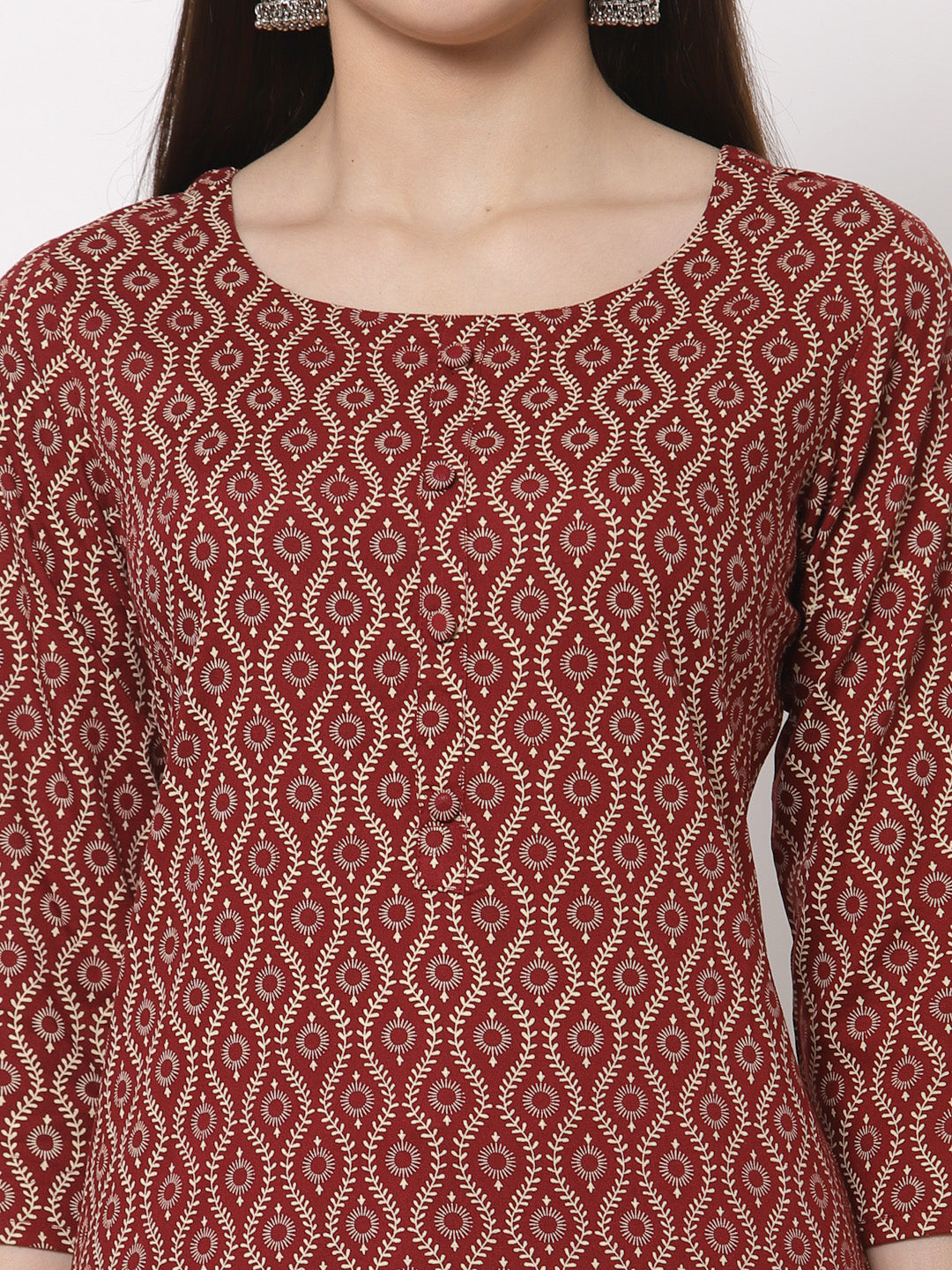 Cotton Printed Kurti Set Women