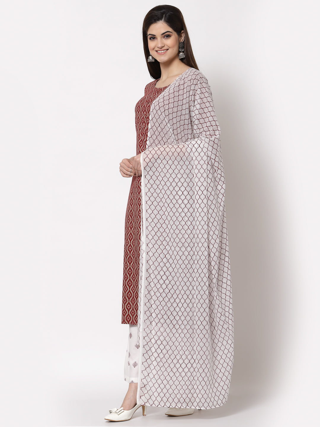 Cotton Printed Kurti Set Women