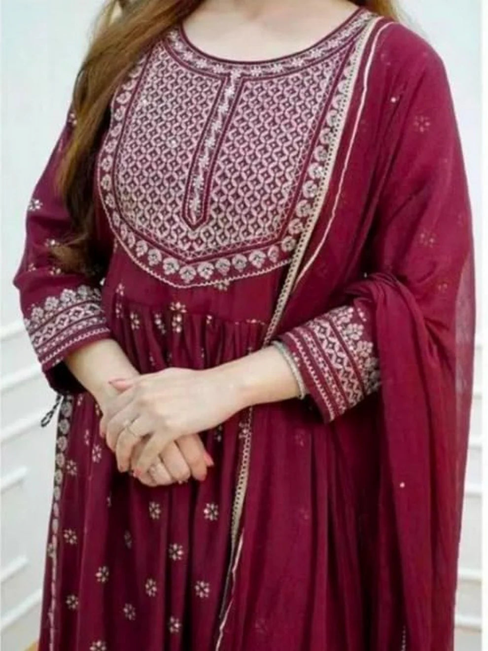 Nayra CutKurta Bottom & Dupatta Set