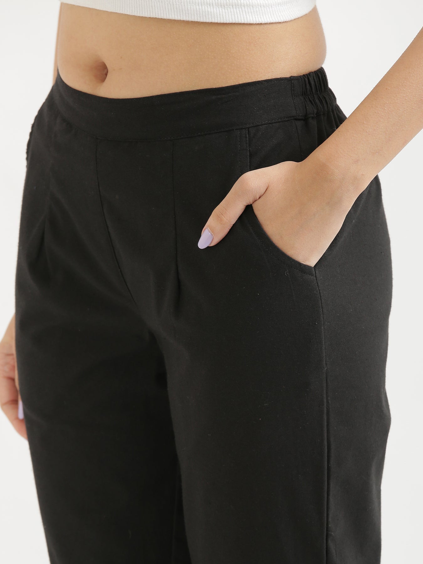 Black Straight Pant 4