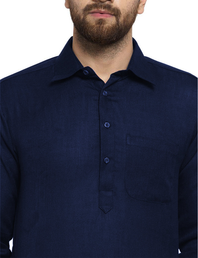 Blue Punjabi Kurta Pajama Men