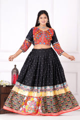 Red Heavy Sequins Work Sharara Suit9