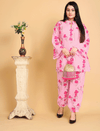 Pink Floral Cord Set