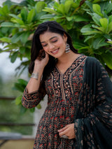 Embroiderd Printed Kurta Set