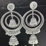 Ethnic Oxidised Jhumka Women