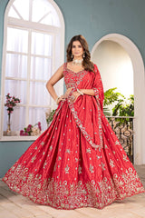 Heavy Embroidered Lehenga Choli