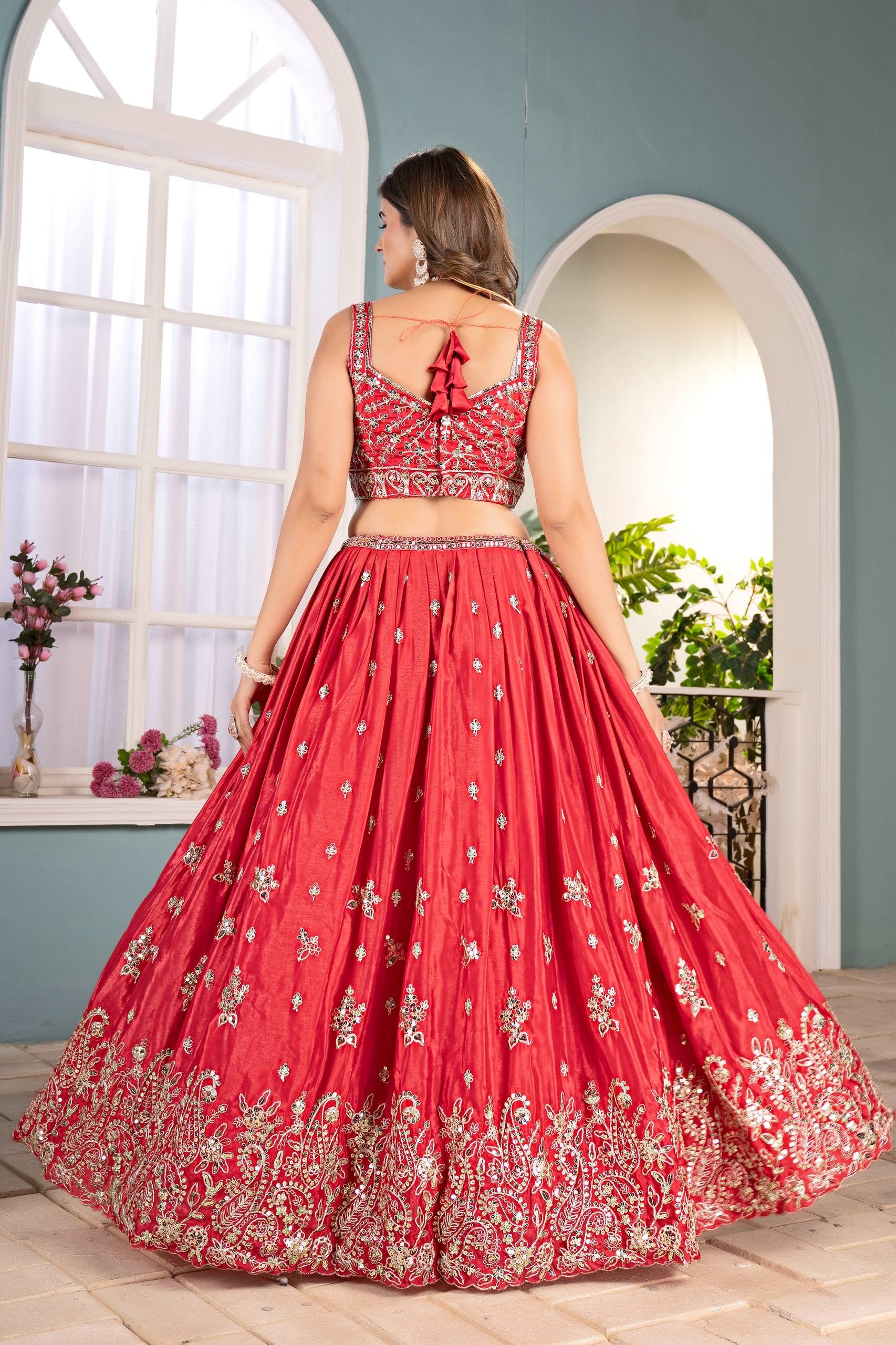 Heavy Embroidered Lehenga Choli