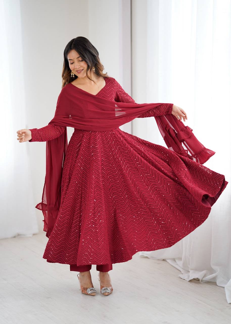 Frock Suit With Duppatta