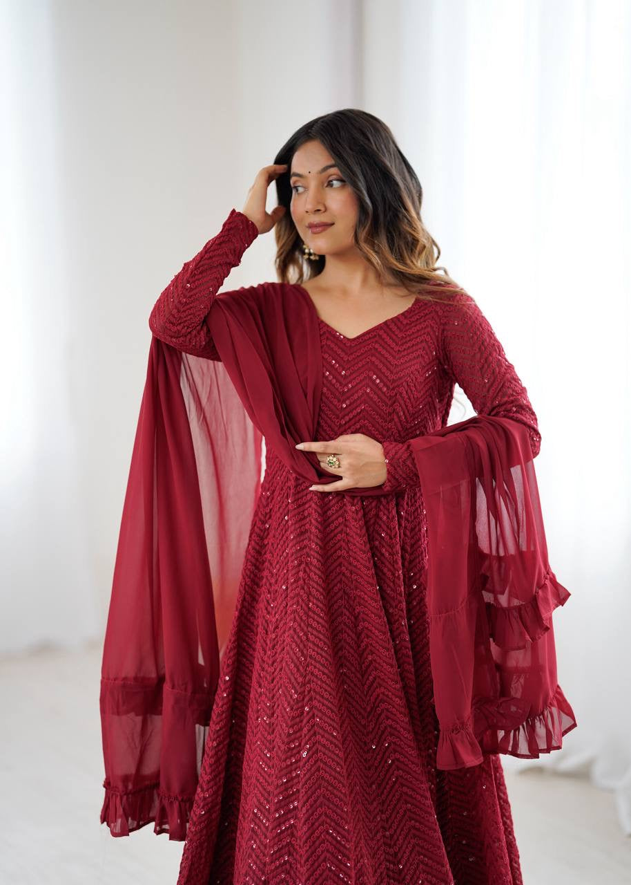 Frock Suit With Duppatta