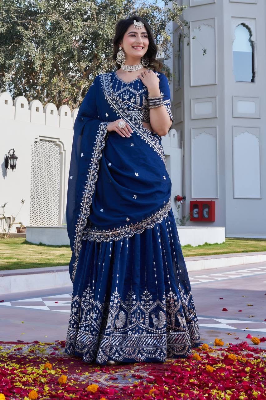 Embroidered Heavy Lehenga Choli