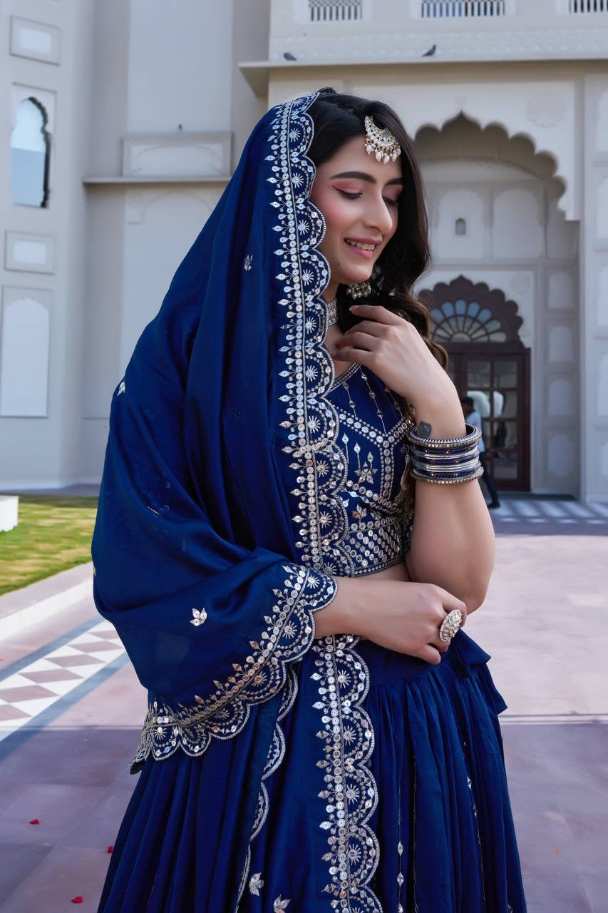 Embroidered Heavy Lehenga Choli
