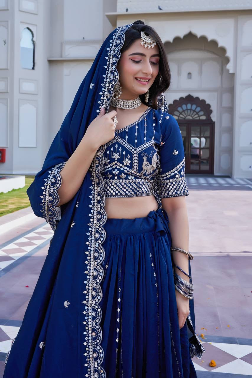 Embroidered Heavy Lehenga Choli