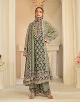 Crepe Digital Print Aari WorkSuit