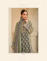 Crepe Digital Print Aari WorkSuit