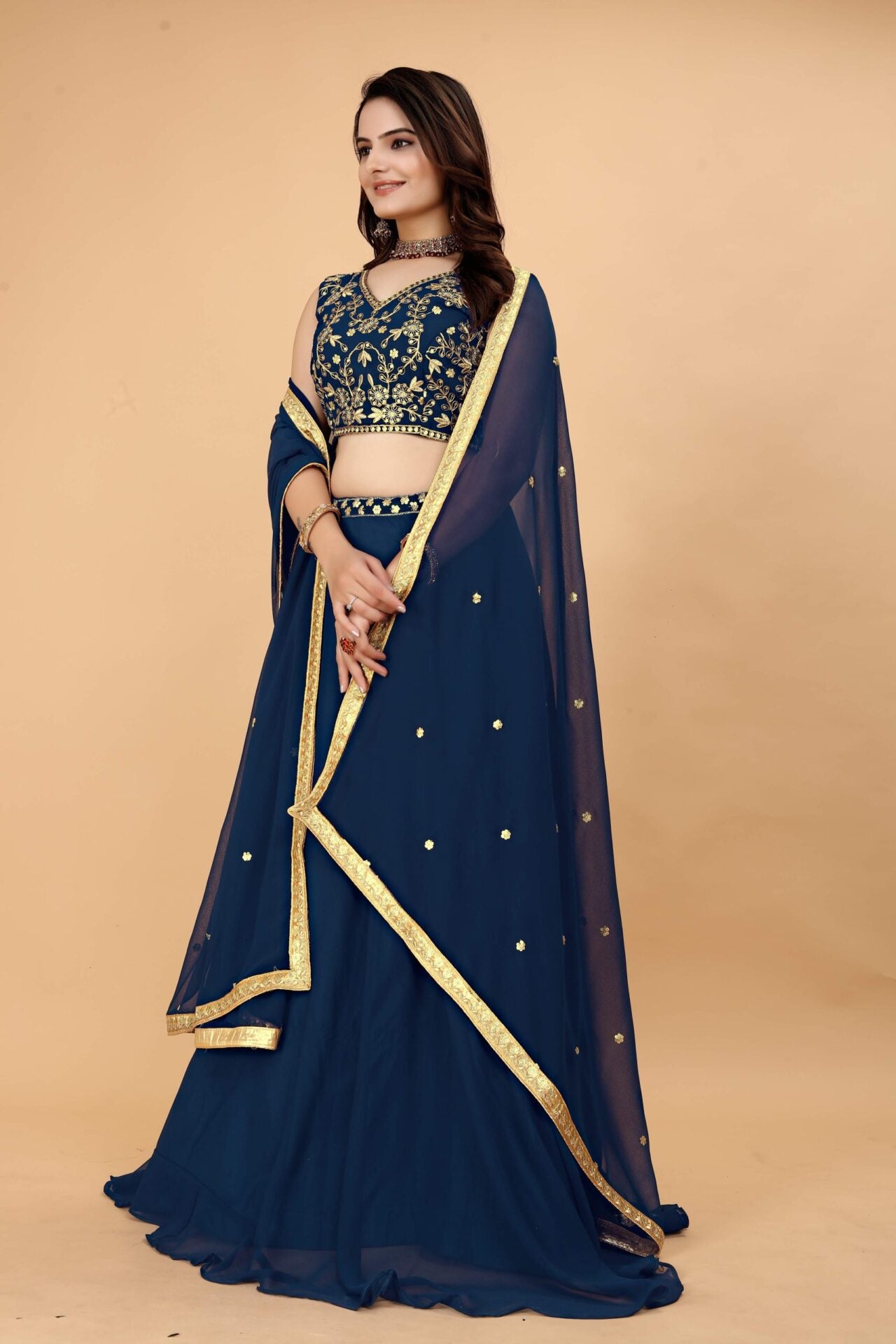 Blue Lehenga Choli