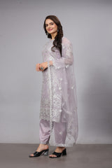 Pakistani Organza Plazo Suit women
