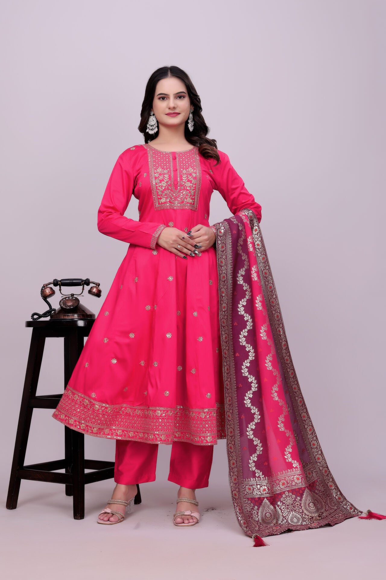 Anarkali Flared Frock Suit