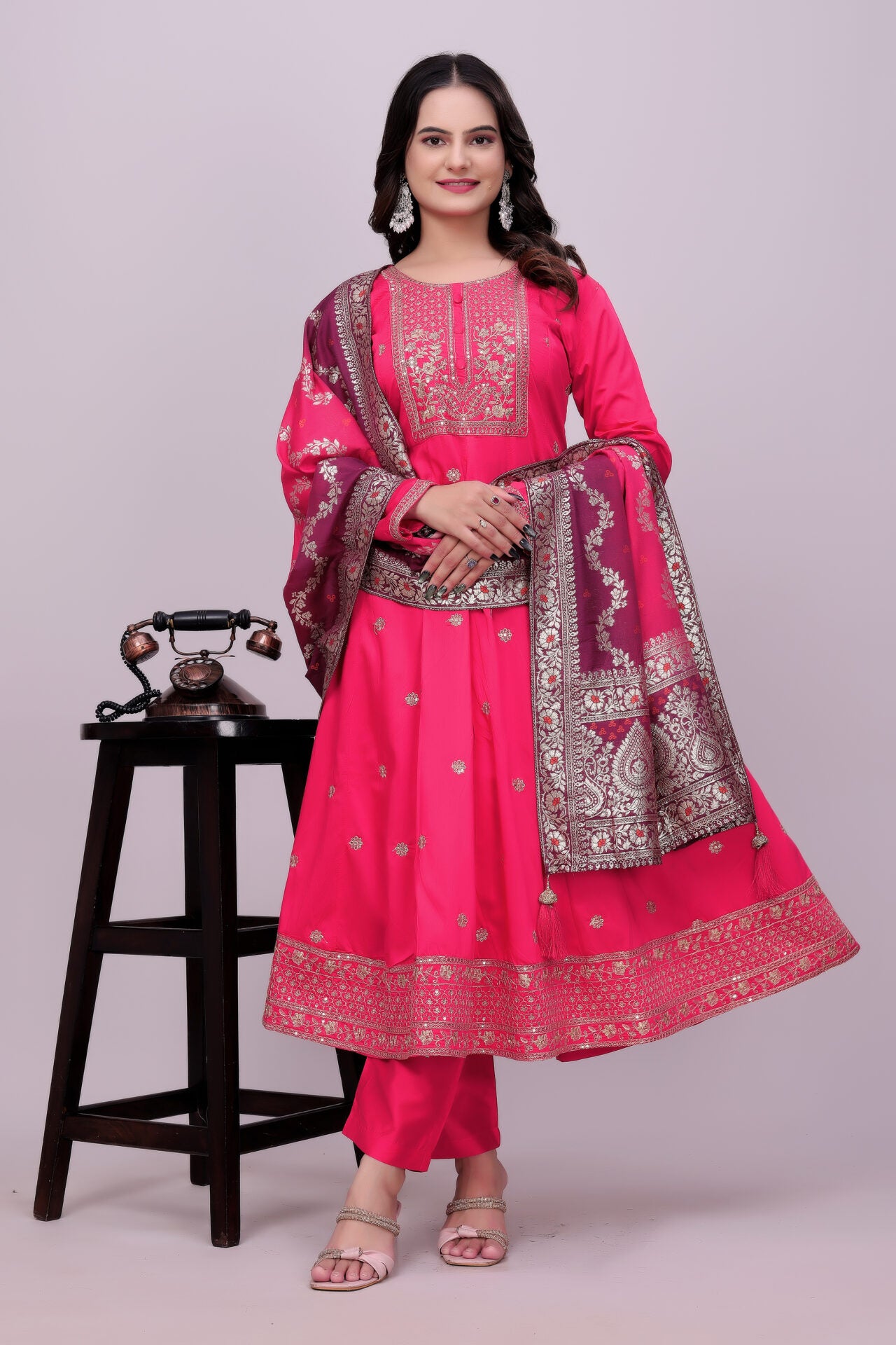 Anarkali Flared Frock Suit