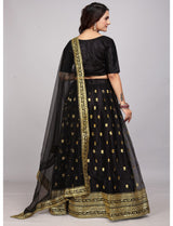 Black Garba Lehenga Choli Women