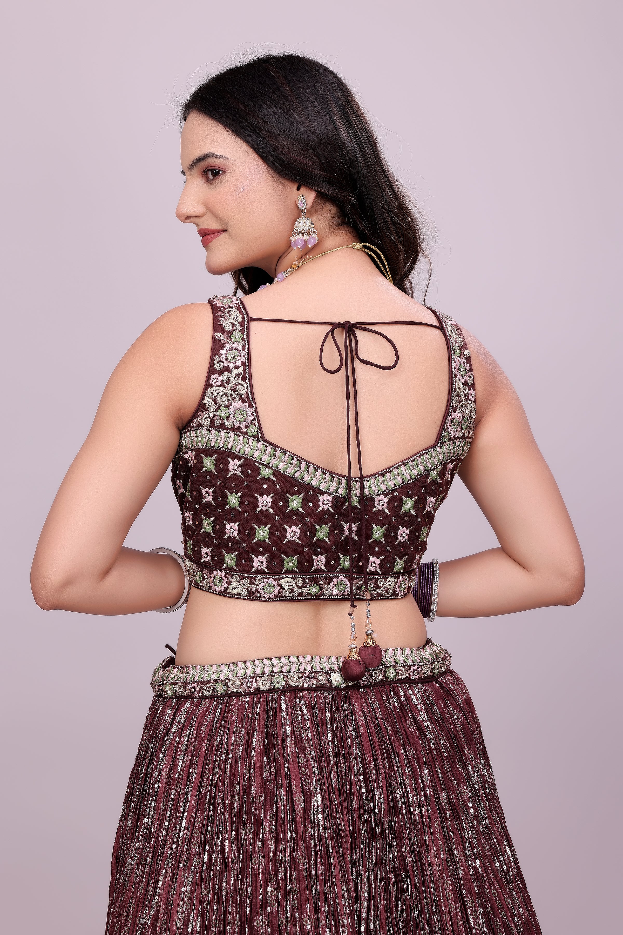 Bollywood Style Brown lehnga