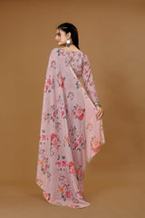 Rose Floral Readymade Saree