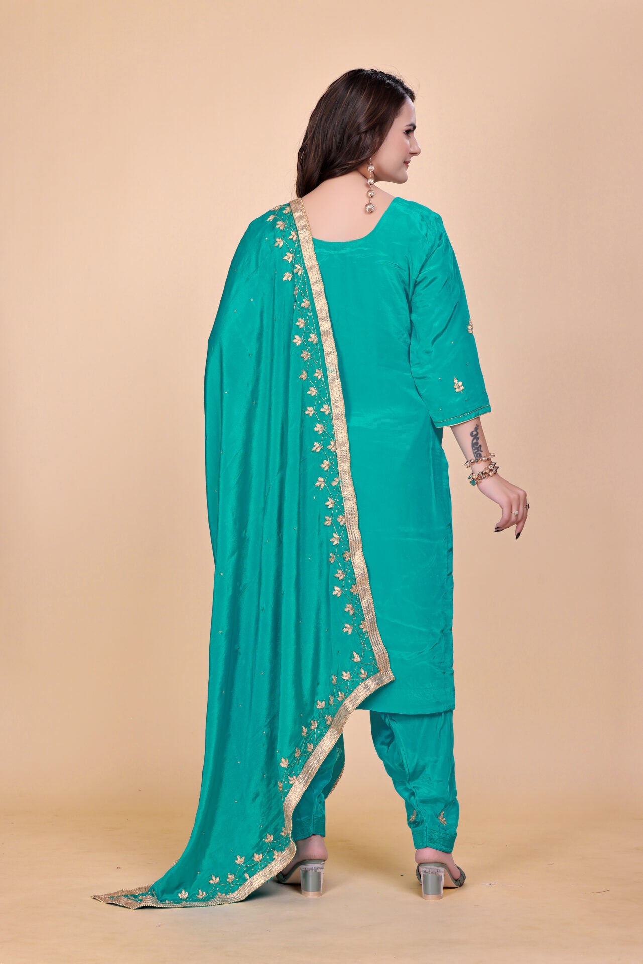 Hand Work Punjabi Salwar Suit