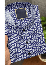 Blue Short kurta Men