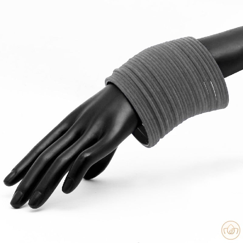 Velvet Bangles (4 Dozens Set) – Grey