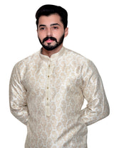 Golden Sherwani Kurta Pajama