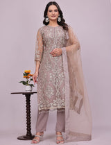 Pakistani Style Embroidered Suit