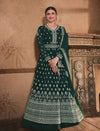 Green Long Anarkali Suit for women