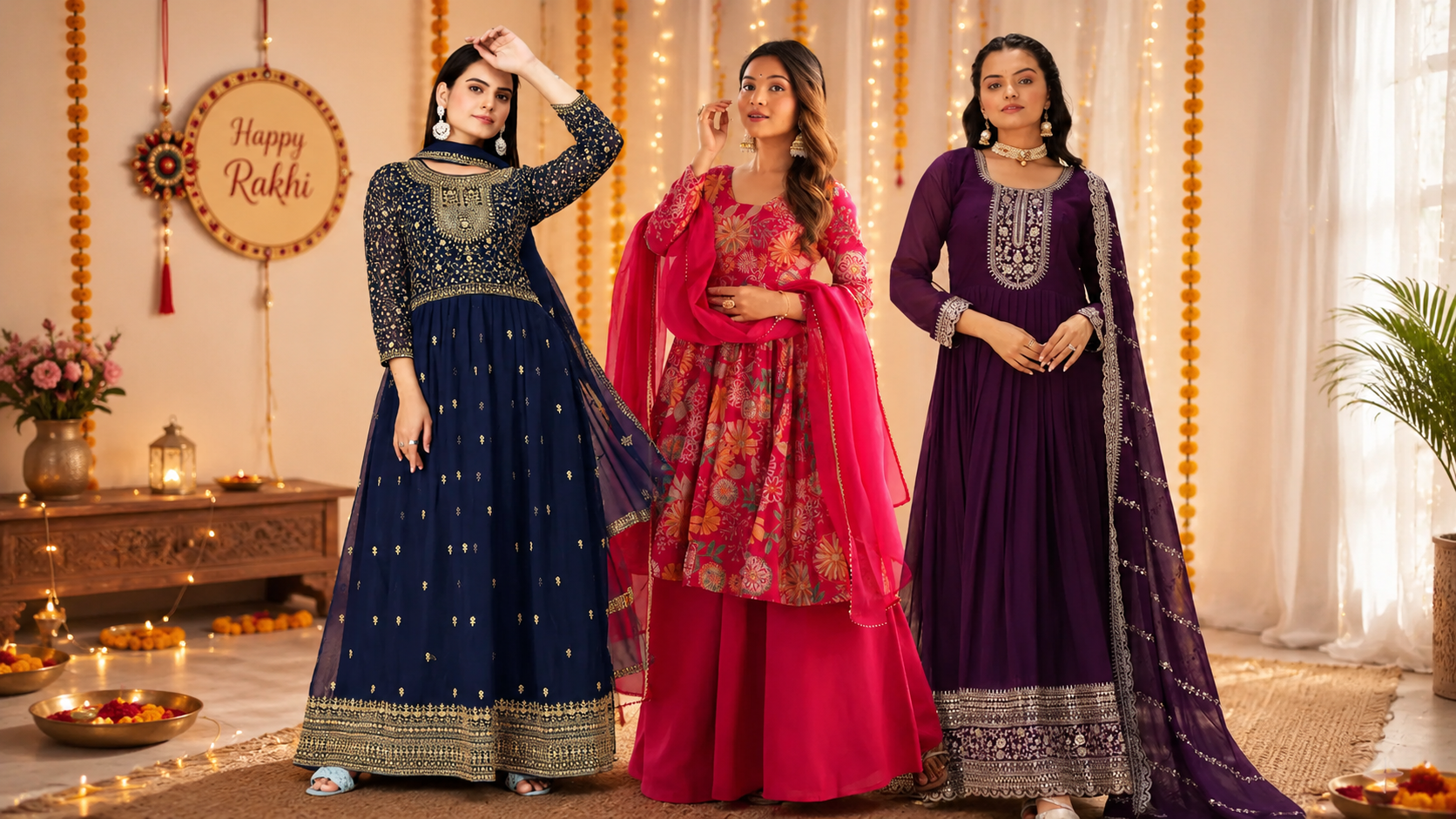 Rakhi outfits for women