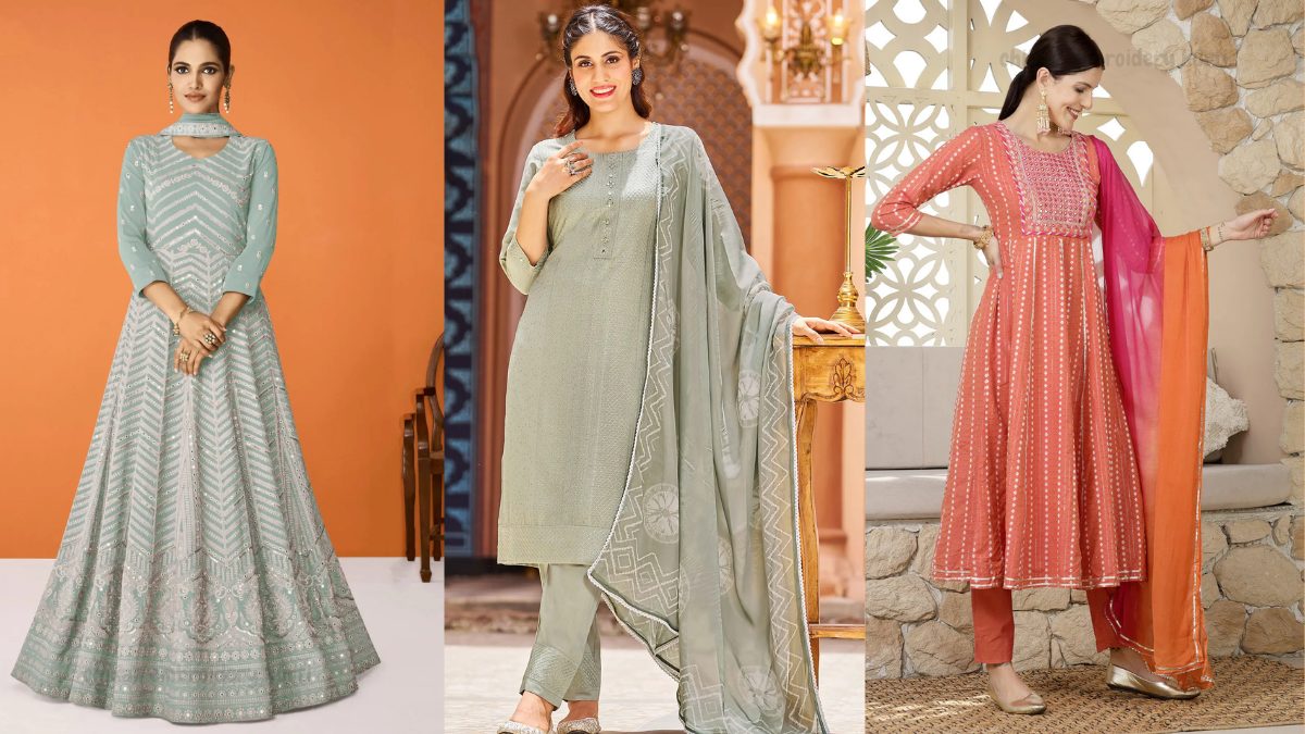 chikan embroidery kurti