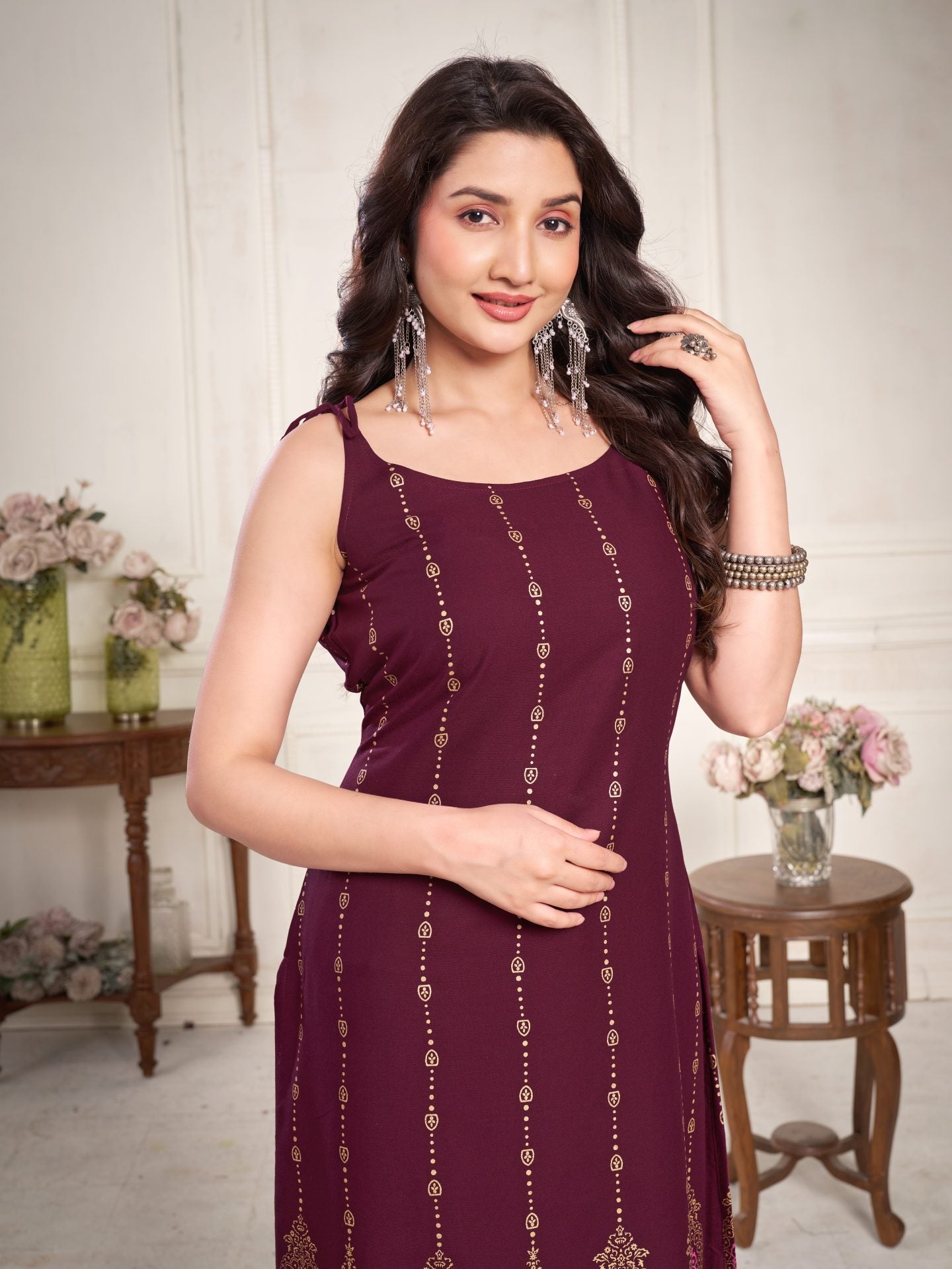 Printed Straight Cotton Kurti
